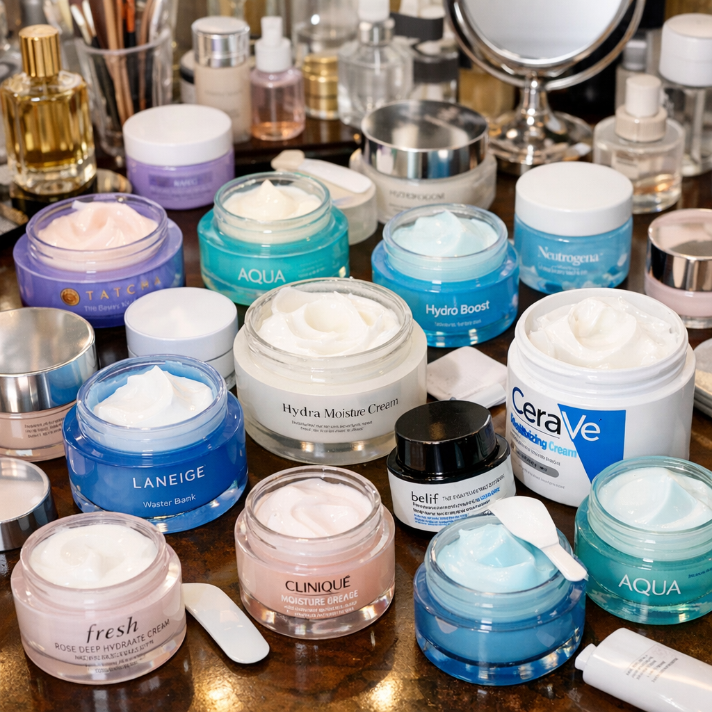 다양한 보습 제품들