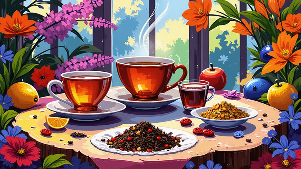 물대용으로 마시는 차