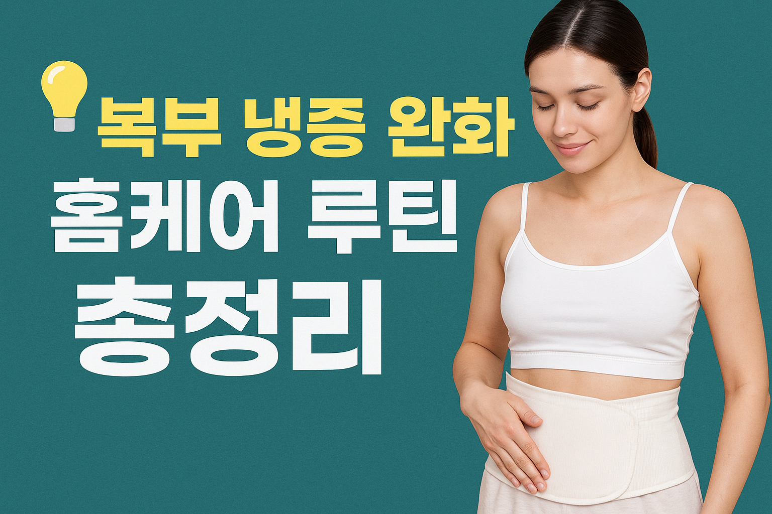 복부 냉증 완화 홈케어 루틴 총정리 – 배가 따뜻해야 몸이 편하다!