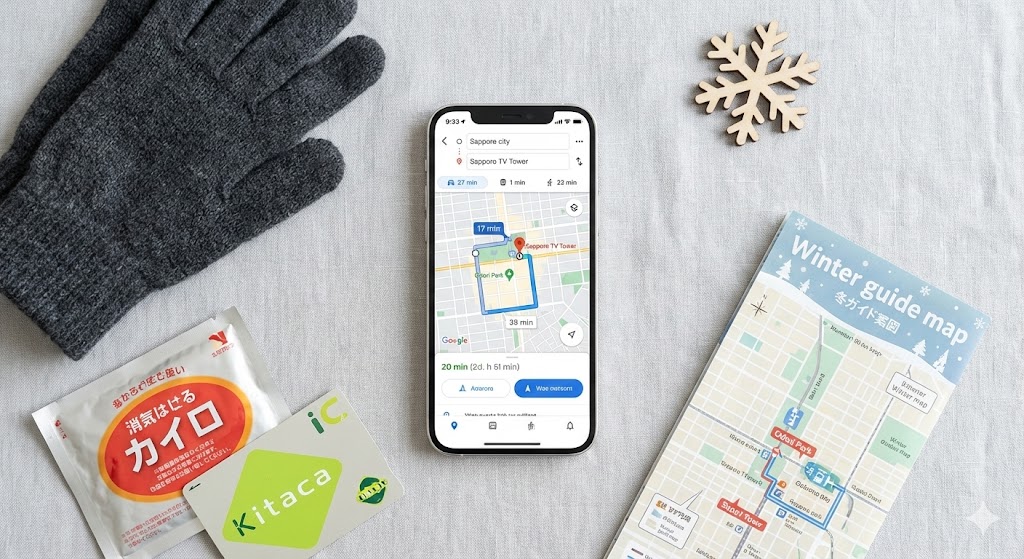 삿포로 여행 필수 앱 2026|길 찾기·교통·버스·택시·재난 알림 “이 7개면 끝”
