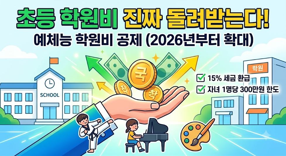 학원비 연말정산 공제 설명 썸네일사진