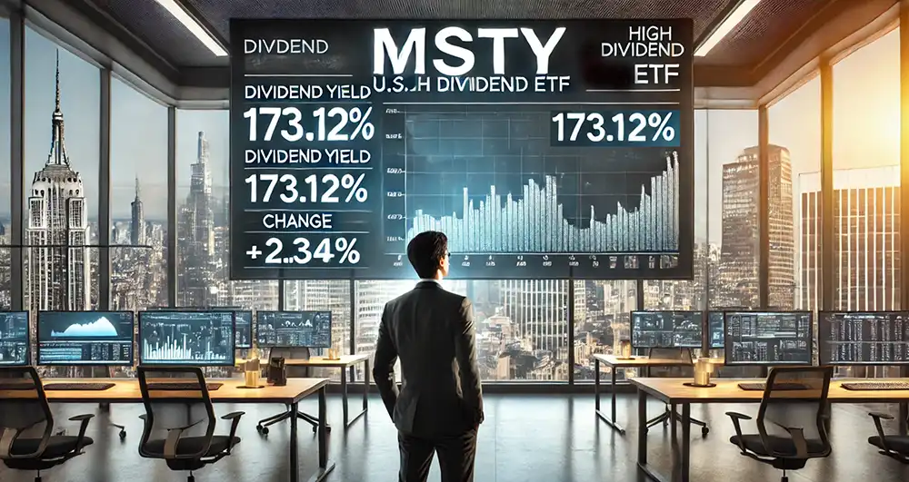 MSTY ETF - 배당금 받으며 미국에 투자하는 가장 쉬운 방법 이미지