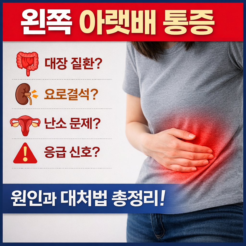 왼쪽 아랫배 통증
