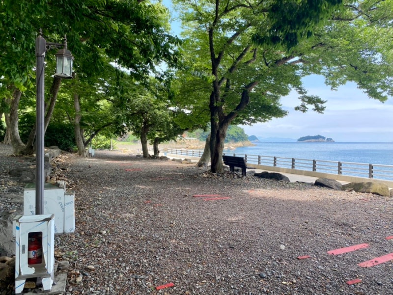 남해군 초전마을 캠핑장 소개