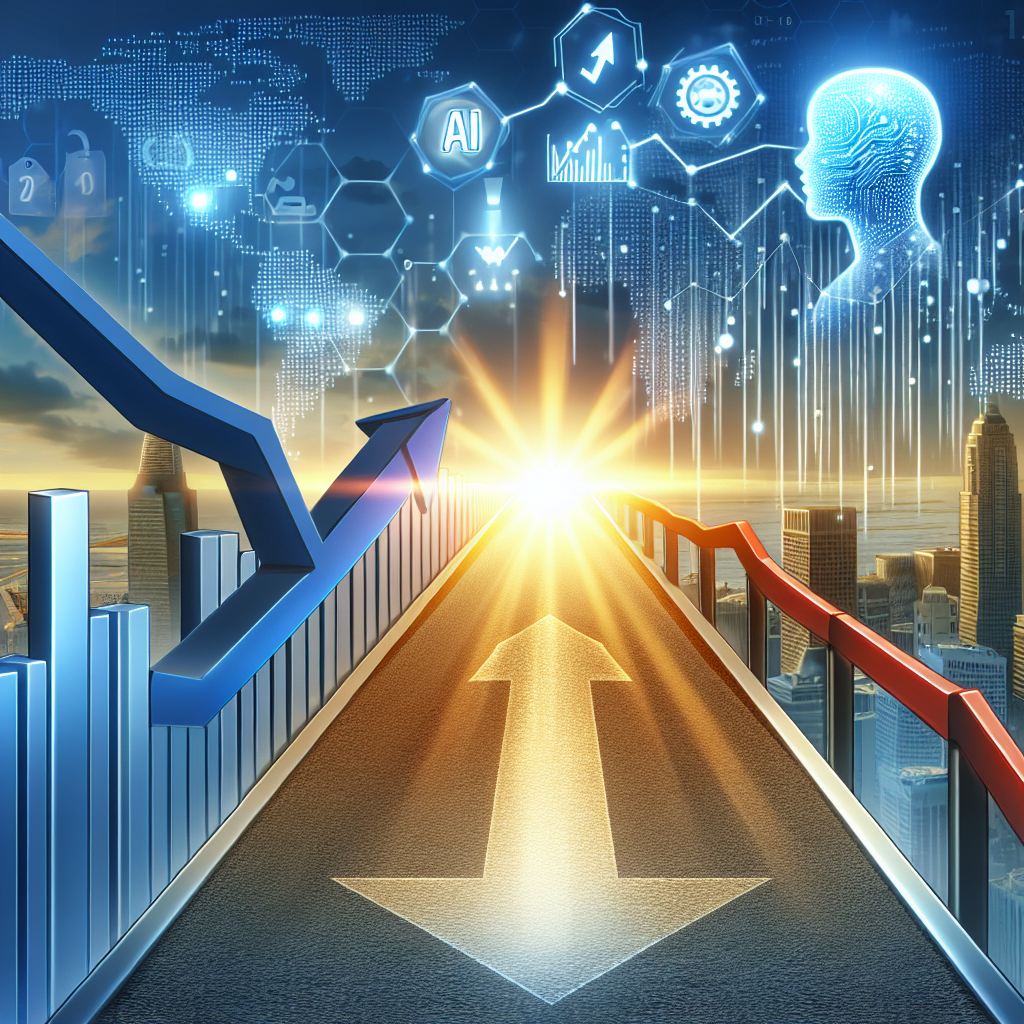 주식 그래프가 올라가는 이미지