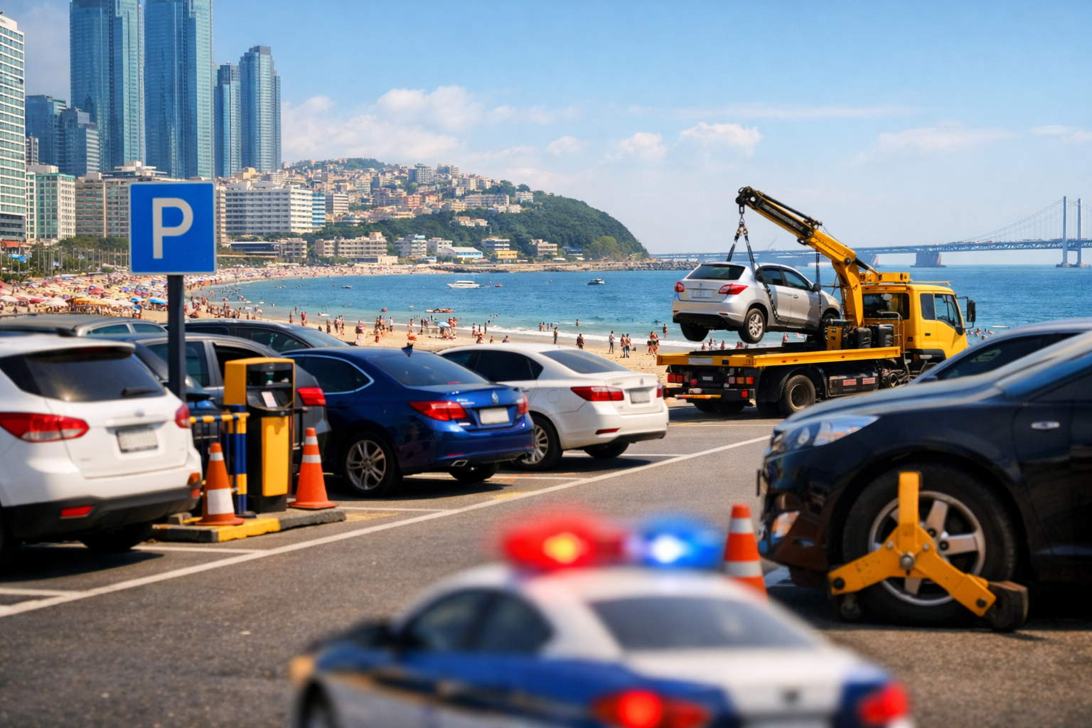 부산 해운대 주차장 완벽 정리|주차비용·위치·무료주차·불법주정차 단속까지 한눈에 관련 사진