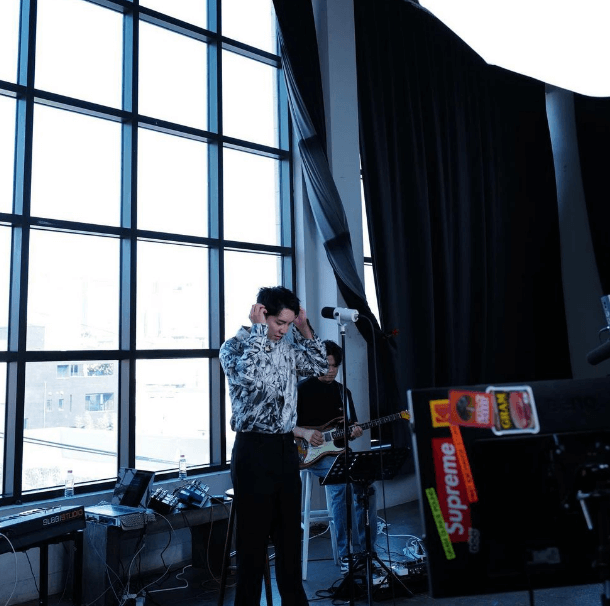 공연 준비 중인 이승기