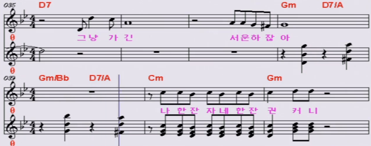 남진 - 나야 나 악보