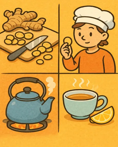 생강차 만들기21