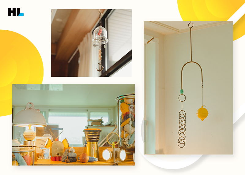 이혜선 작가를 통해 풍경과 조명, 모빌로 새 쓸모를 얻은 해양 쓰레기