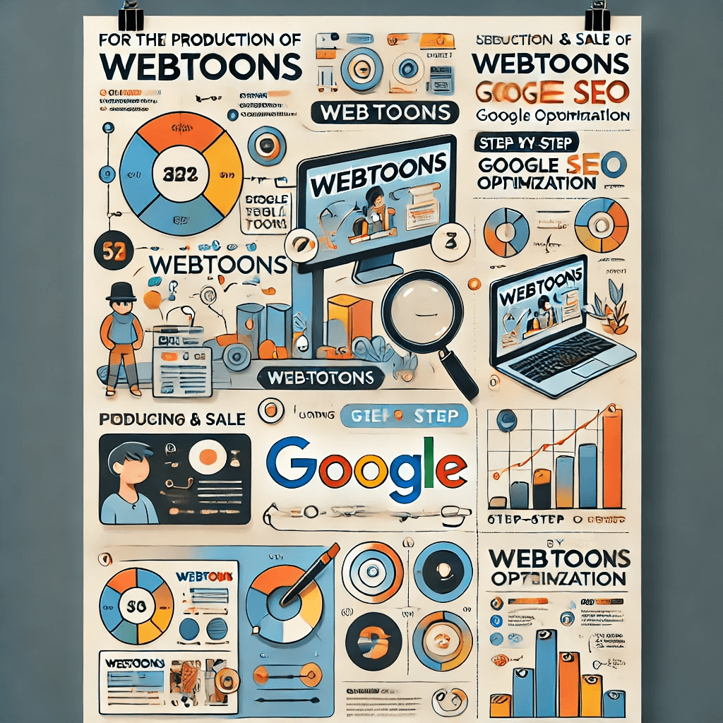 웹툰 제작 및 판매 관련 이미지