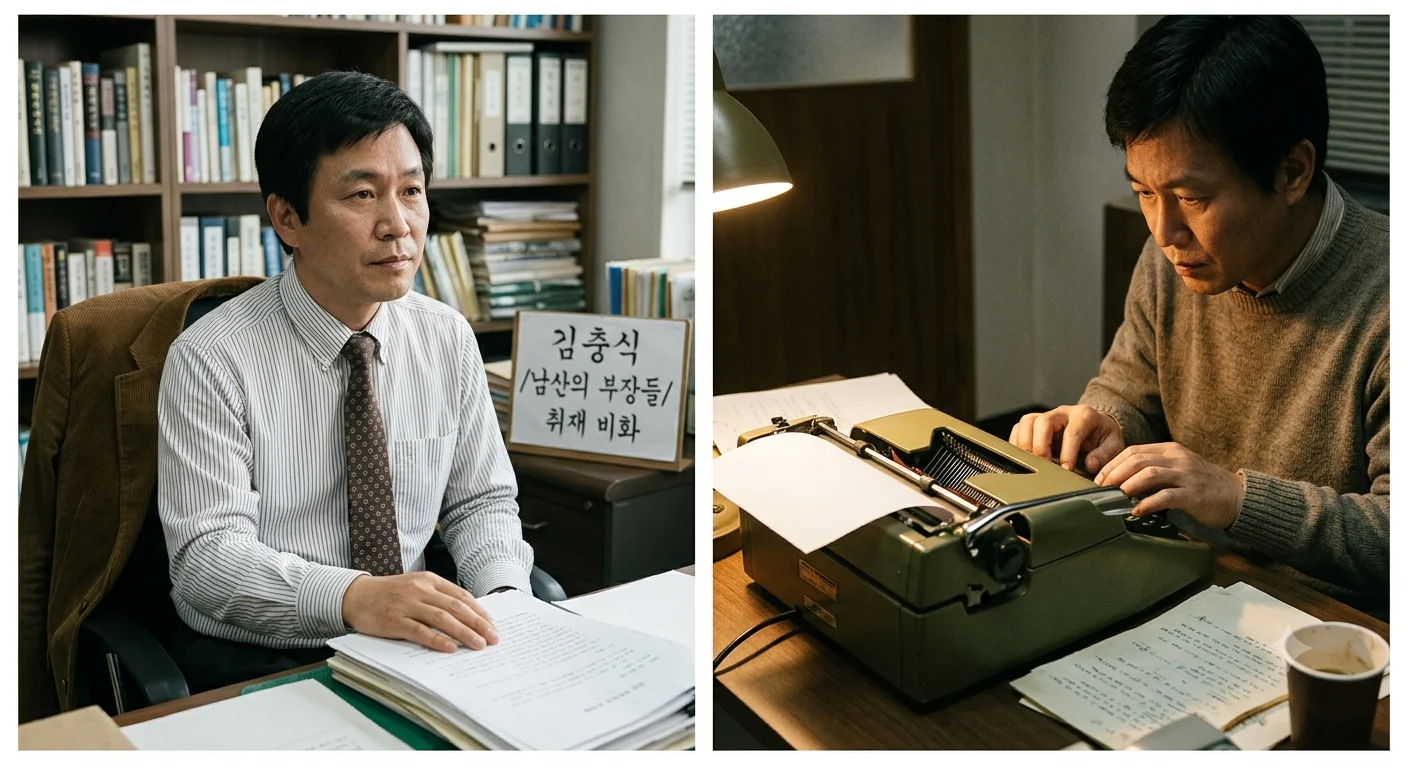 남산의 부장들 저자 김충식 기자 안기부 도청 협박 속 목숨 건 집필 비화