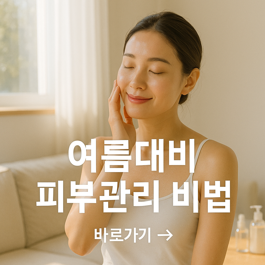 여름대비 피부관리