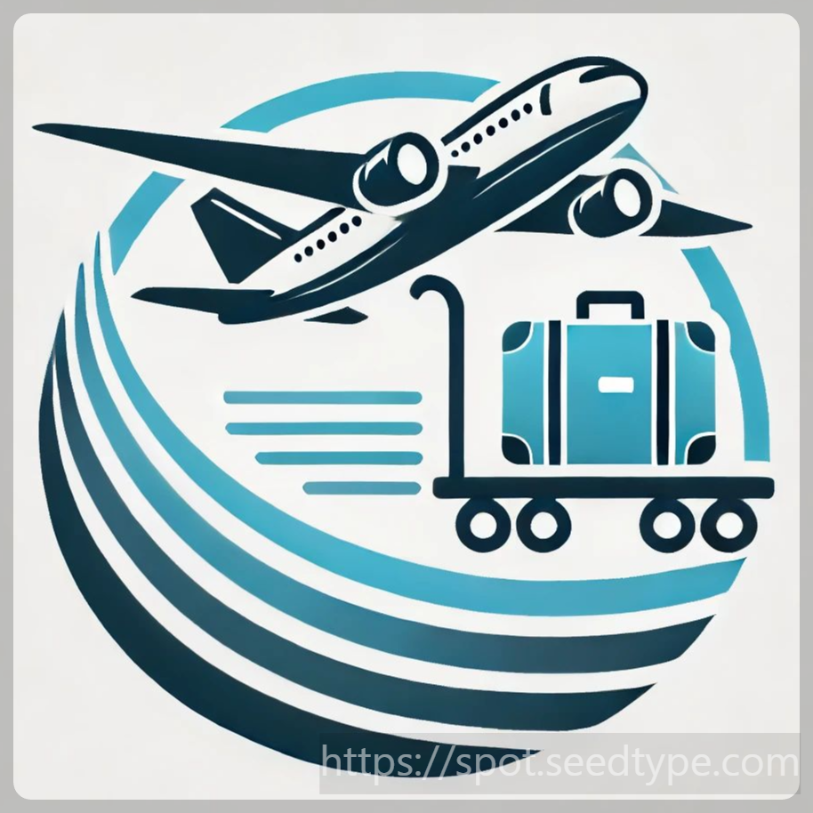 공항 수하물 로고