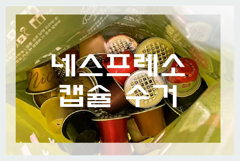 네스프레소 캡슐 수거