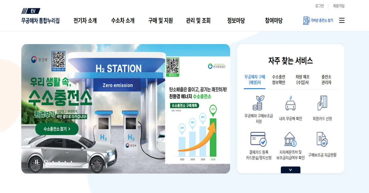 무공해차 통합누리집