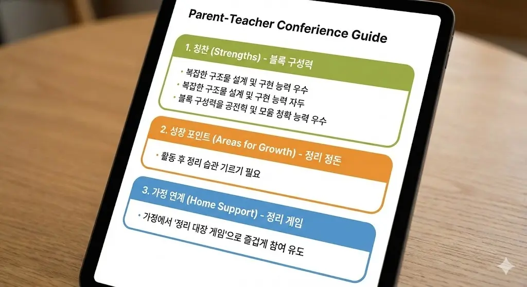 학부모 면담용 발달 피드백 프레임워크 설계