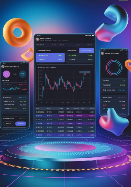 OKX 거래소란 설명하는 테블릿 휴대폰 모습