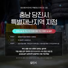 당진시 호우 피해 복구금