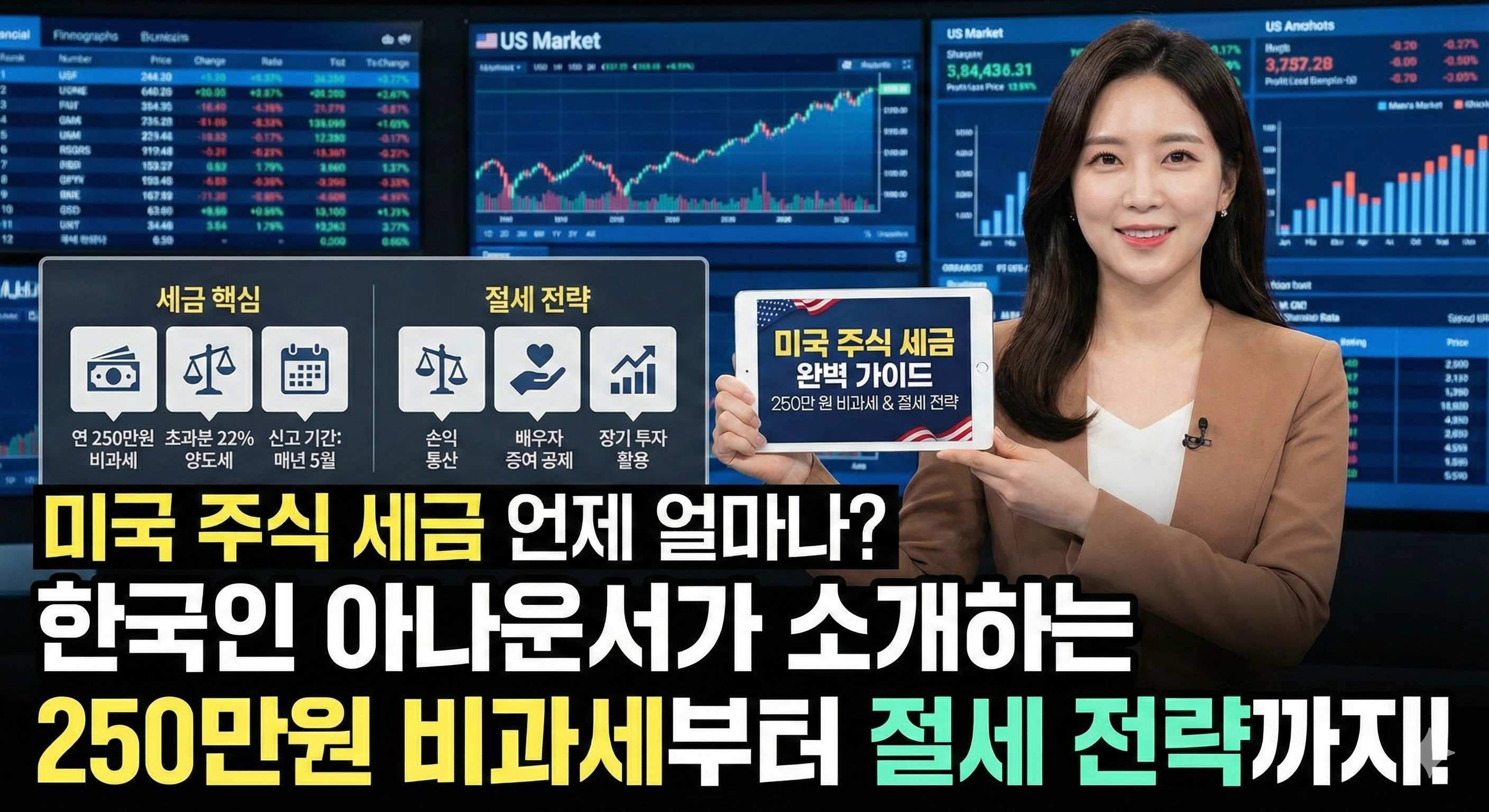 미국 주식 세금 언제 얼마나 250만원 비과세부터 절세 전략까지