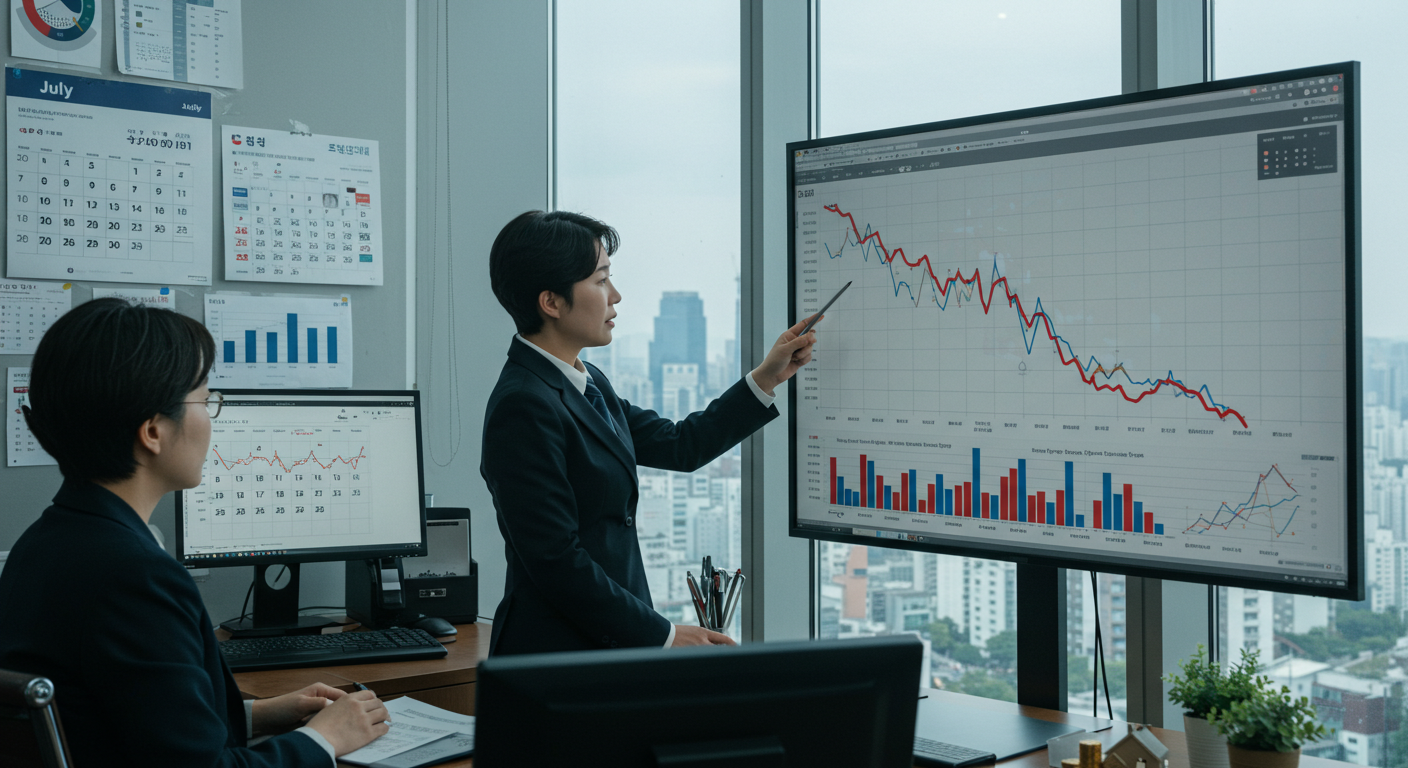 7월 주택 담보 대출 관련 사진