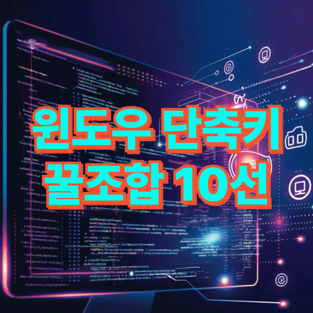 윈도우-단축키-꿀조합-10선