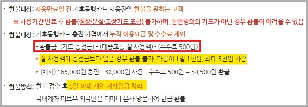 기후동행카드 가격