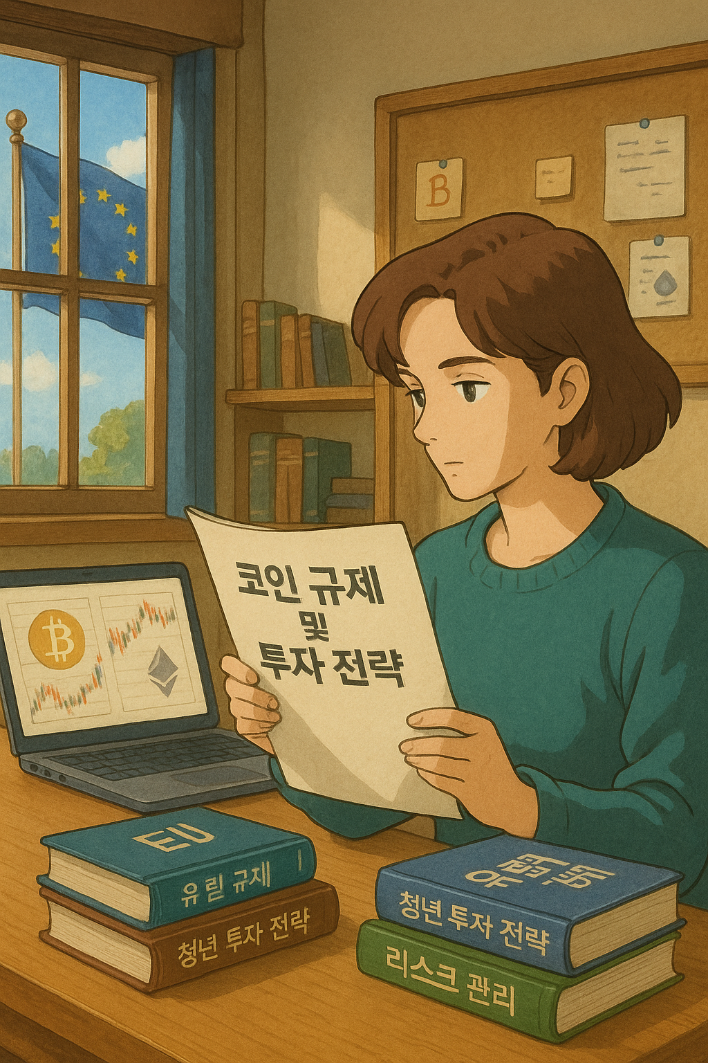 유럽 코인규제와 투자법 (청년층, 전략, 리스크) 사진