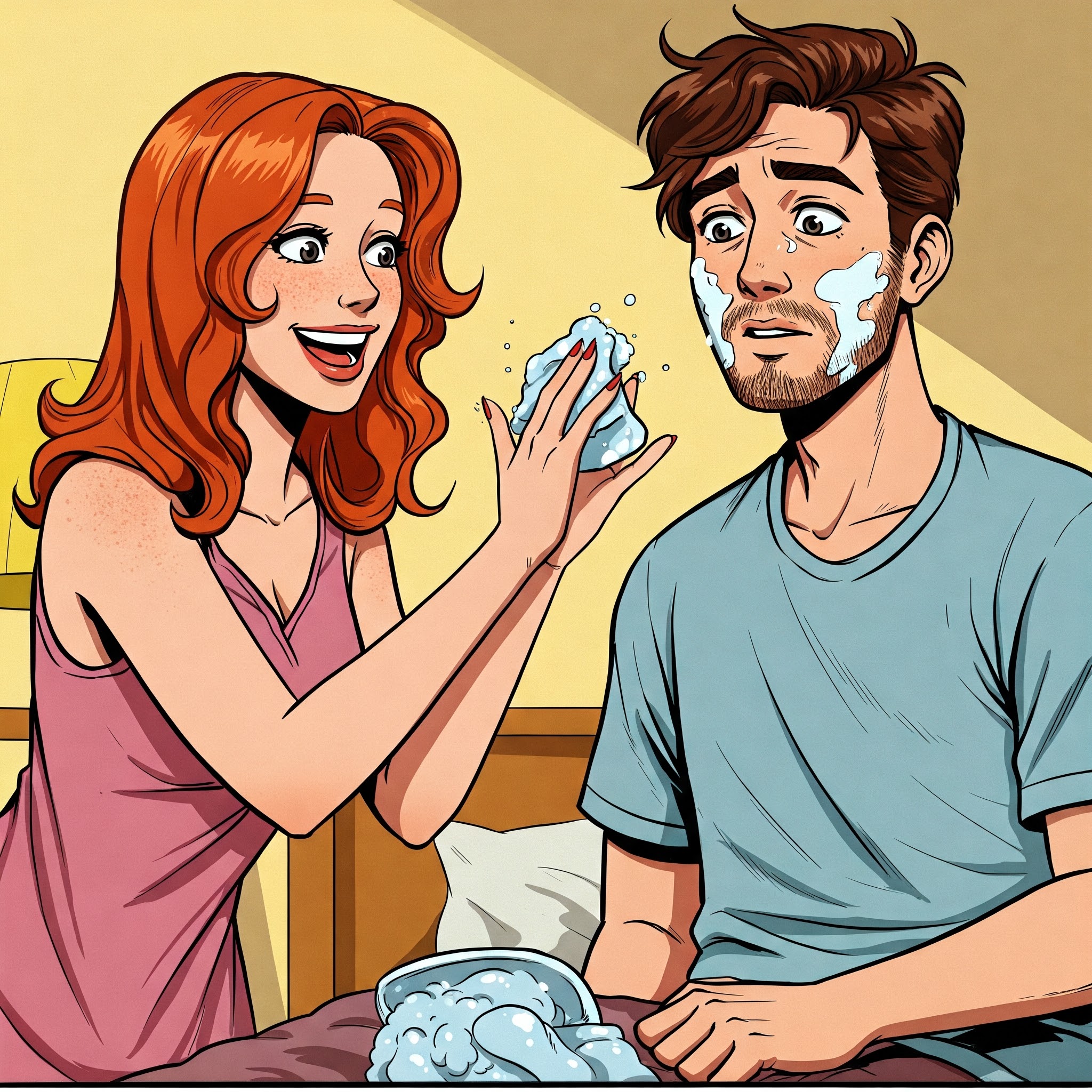 메이크업을 꼭 지우거든요.