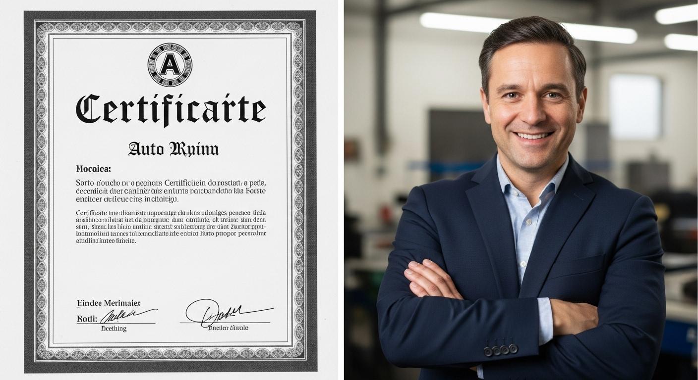 자동차 정비 자격증