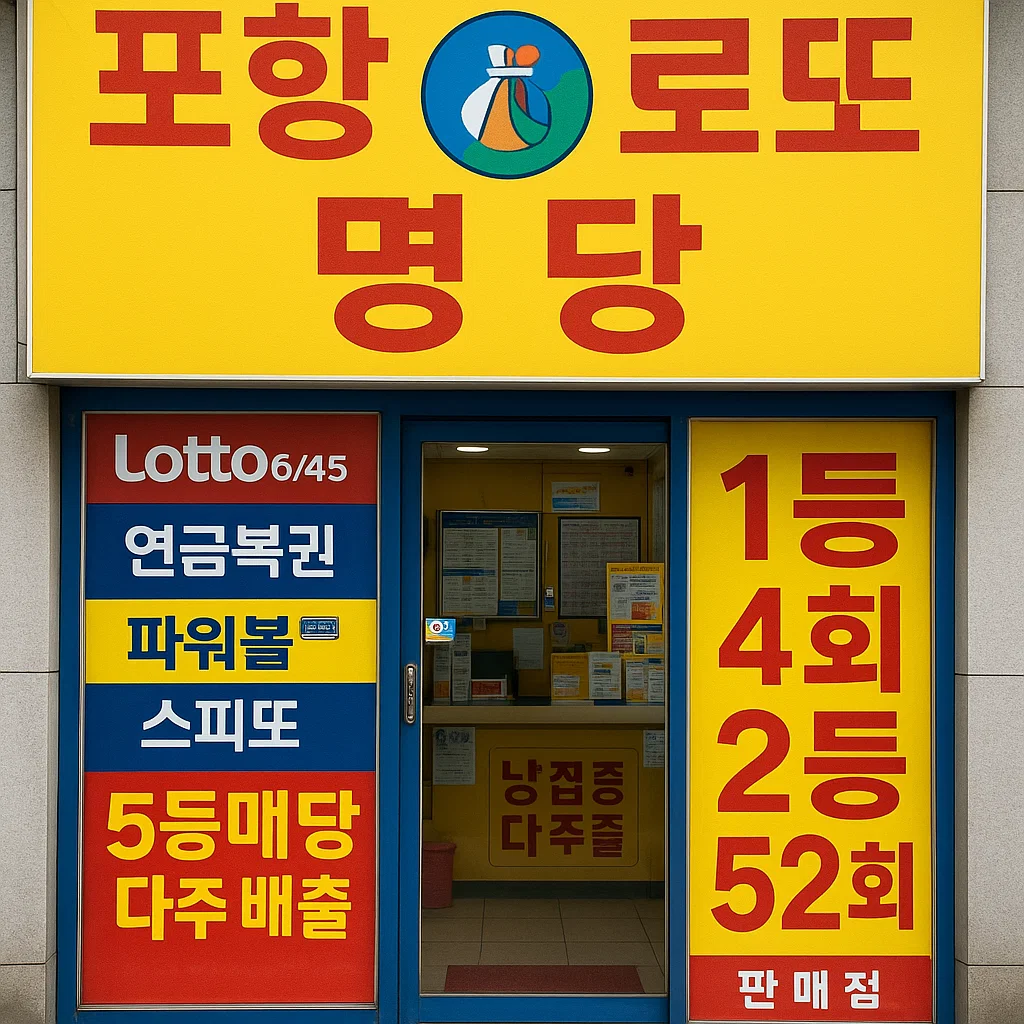 포항 로또 명당