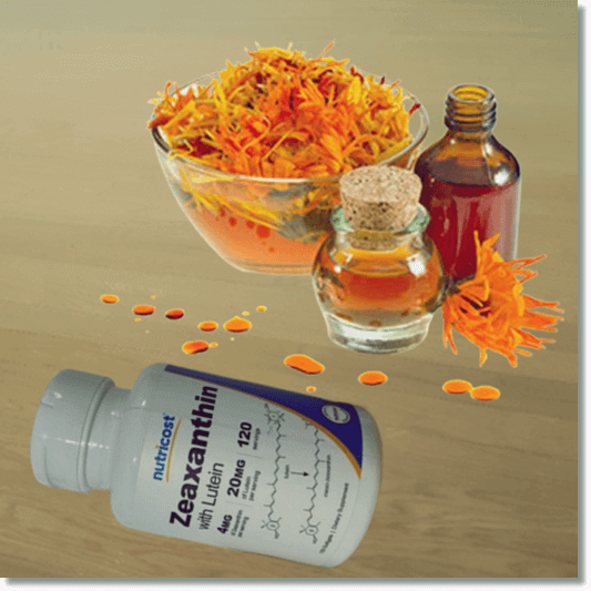 지아잔틴 효능 및 특성, 많은 음식과 권장 섭취량