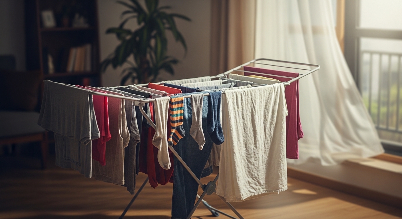 장마철 빨래 냄새 제거