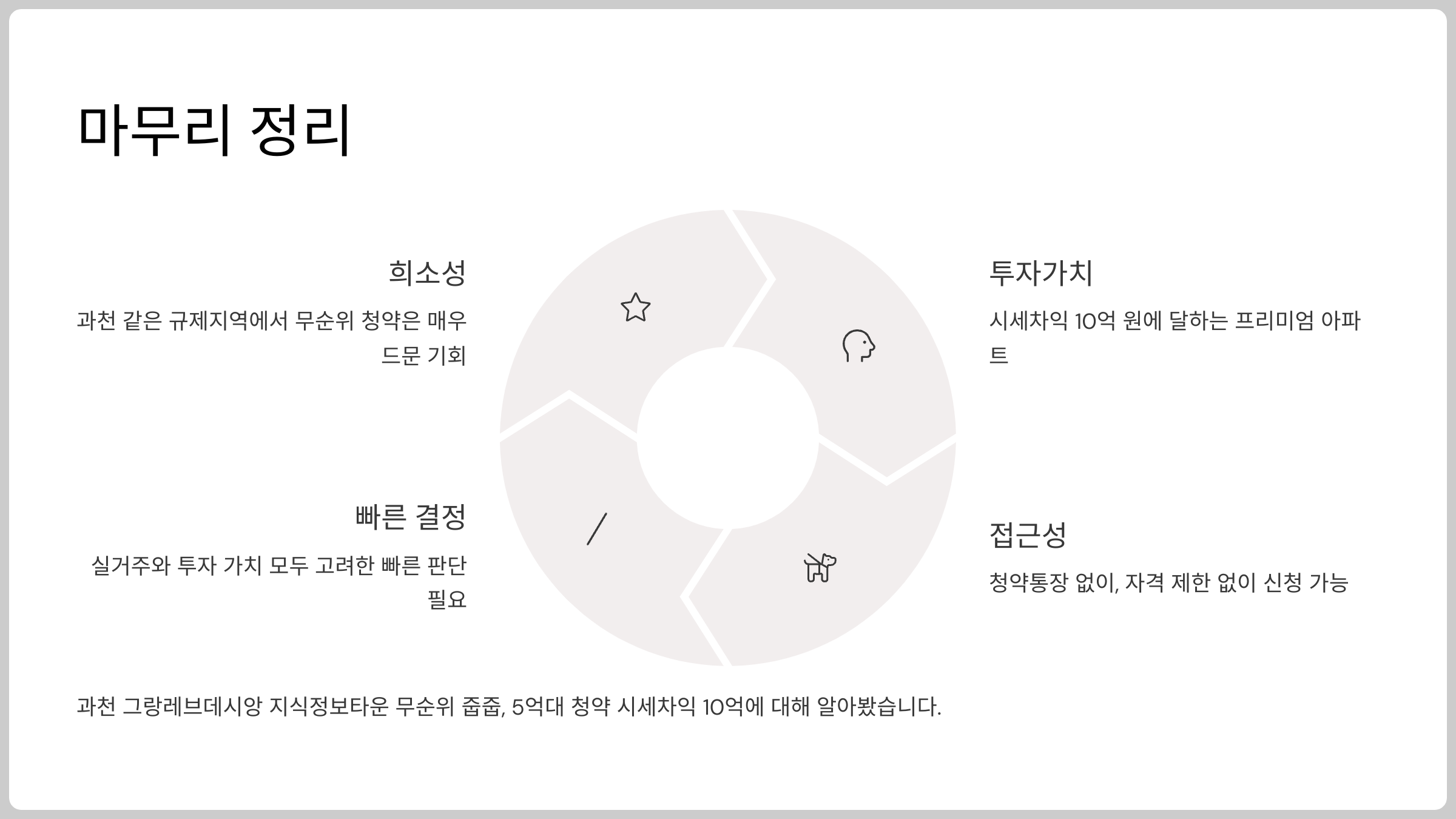 마무리 정리