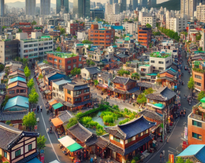 서울 재개발 주택가 모습