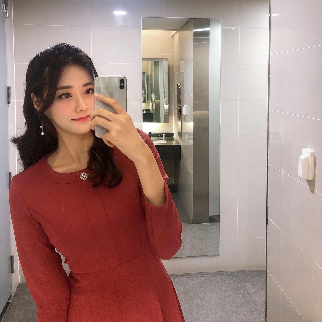 김규리 기상캐스터 뉴스 날씨 설명 장면