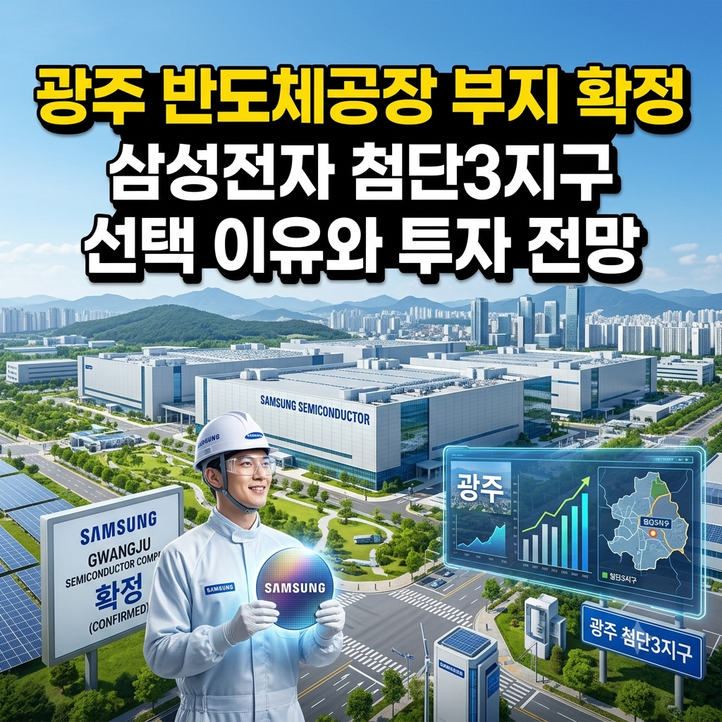 광주 반도체공장 부지 확정