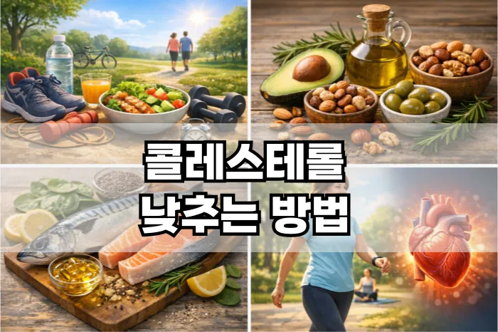 콜레스테롤 낮추는 방법