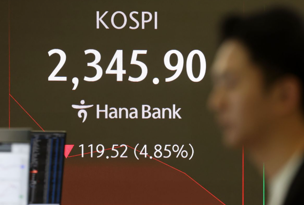 코스피 200 선물 5% 급락
[