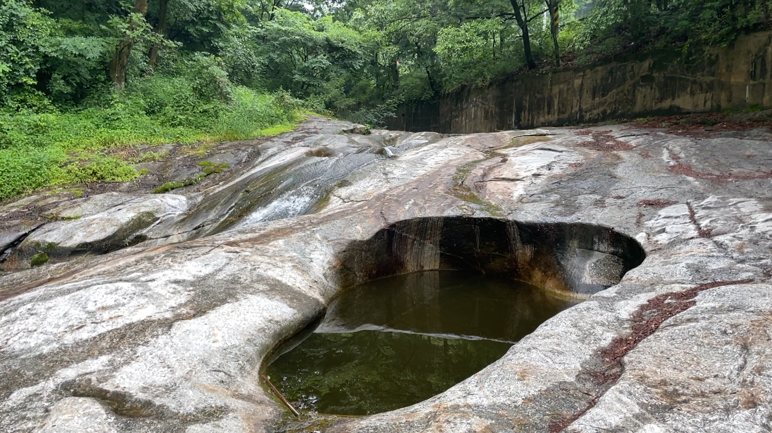 이른아침캠핑장 주변계곡