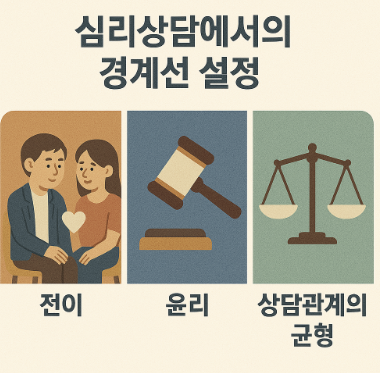 심리상담에서의 경계선 설정 (전이, 윤리, 상담관계의 균형)