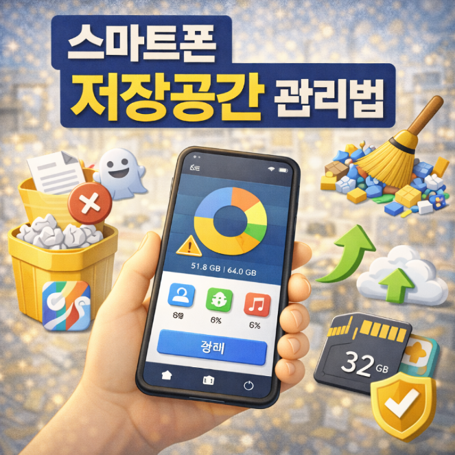스마트폰 저장공간 관리법