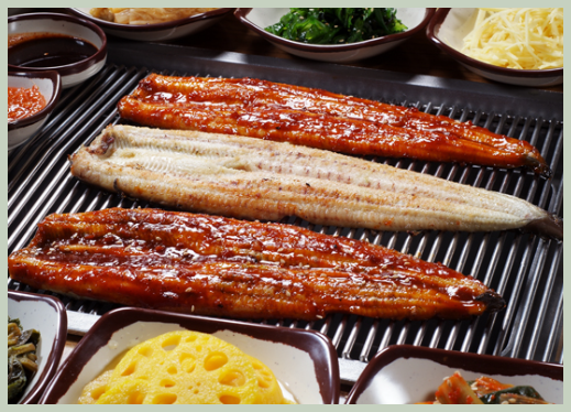 원기회복에 좋은 장어구이