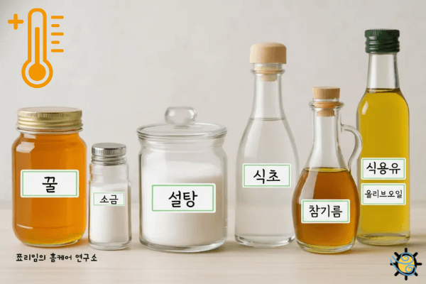 실온 보관해야 하는 것