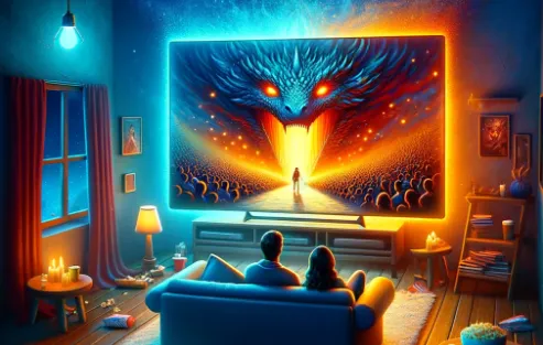 넷플릭스-화질-드래곤-나오는-화면