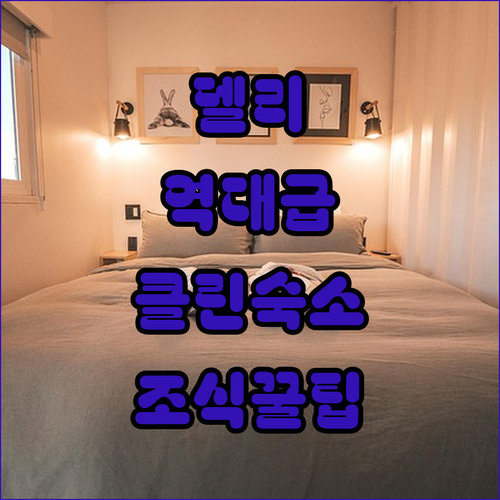 뉴델리 메인 바자르 근처 깨끗한 호텔..
