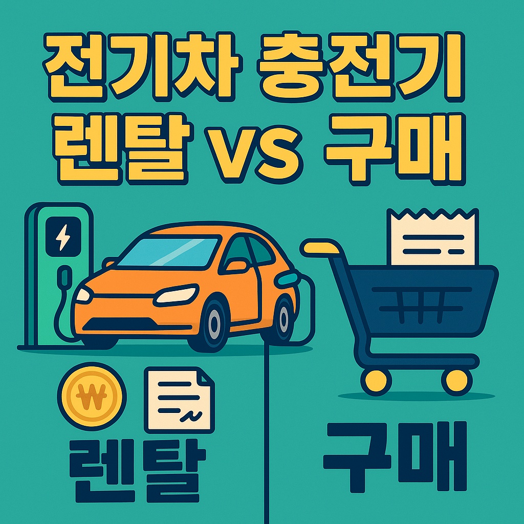 전기차 충전기 렌탈 vs 구매 비교