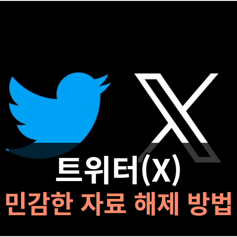 X(트위터) 민감한 콘텐츠 해제 방법 총정리