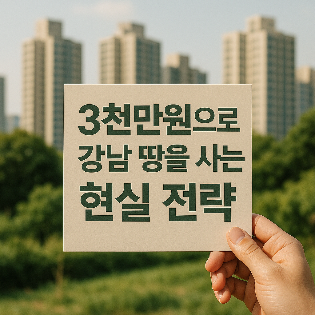 3천만원 서울 부동산 투자