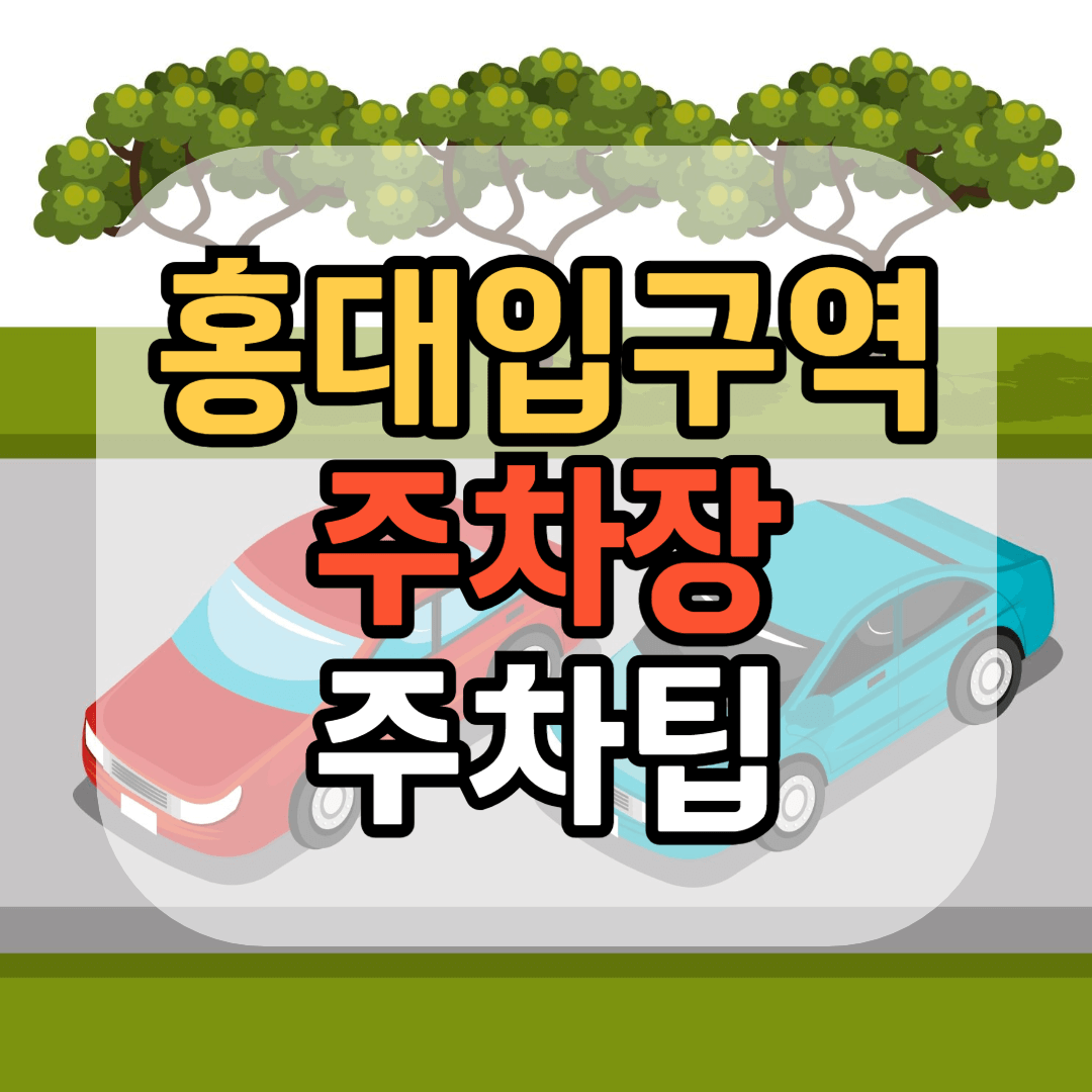 홍대입구역 주차장 홍대 주차 꿀팁 홍대 무료 주차장